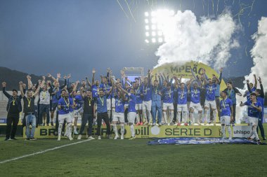 Itajai (sc), 10 / 04 / 2025 - Brezilya şampiyonluk serisi d 2025 'in ikinci ayağı için geçerli olan Barra fc ve Santa Cruz arasındaki maçta çekildi. (Richard ferrari.) (2nci bölüm)) 