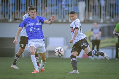 Itajai (sc), 10 / 04 / 2025 - Brezilya şampiyonluk serisi d 2025 'in ikinci ayağı için geçerli olan Barra fc ve Santa Cruz arasındaki maçta çekildi. (Richard ferrari.) (2nci bölüm)) 