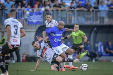 Itajai (sc), 10 / 04 / 2025 - Brezilya şampiyonluk serisi d 2025 'in ikinci ayağı için geçerli olan Barra fc ve Santa Cruz arasındaki maçta çekildi. (Richard ferrari.) (2nci bölüm)) 