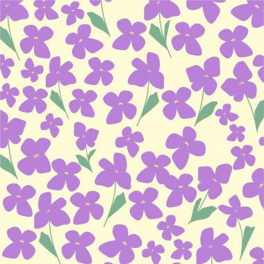 vektör Dikişsiz desen renkli çiçekler