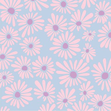 Çiçekli vektörsüz desen