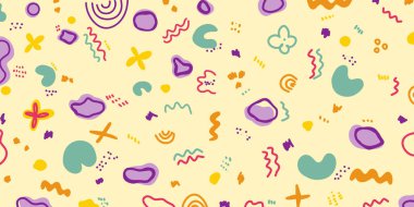 vektör Dikişsiz soyut renkli desen