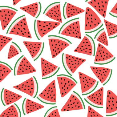 Karpuz dilimlerinin kusursuz çizimi, şeffaf arkaplan