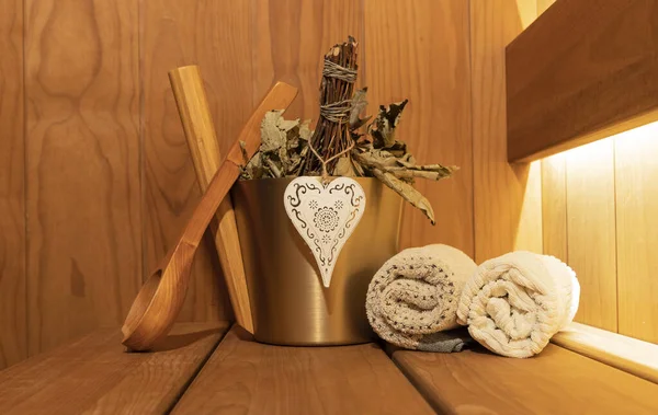 Bath Accessories Sauna Accessories Eucalyptus Broom Shape Heart 스톡 사진