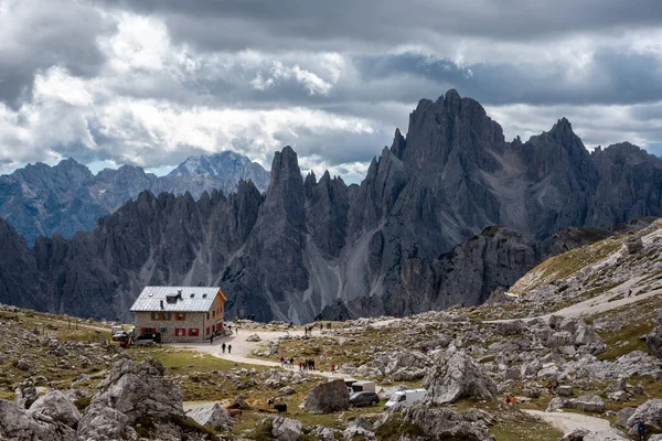 Paesaggio Alpino Selvaggio Intorno Alle Montagne Zinnen Dolomiti Alto Adige — Foto Stock