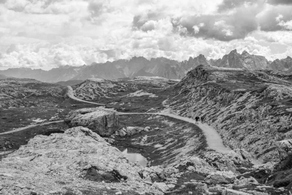 Paysage Alpin Sauvage Pittoresque Autour Des Montagnes Zinnen Les Dolomites — Photo