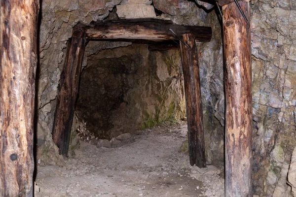 Tunnel Mount Lagazuoi Part Defense System First World War Dolomite — Stock Photo, Image