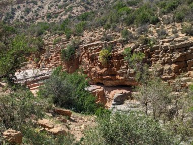 Fas 'ın Agadir bölgesindeki Cennet Vadisi yakınlarında büyük bir manzara.