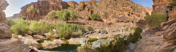 Escursioni Attraverso Iconico Canyon Amtoudi Nell Atlante Marocco — Foto Stock