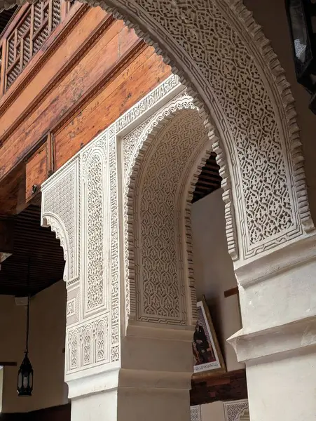 Famous Nejarine Foundouk Medina Fes Μαρόκο — Φωτογραφία Αρχείου