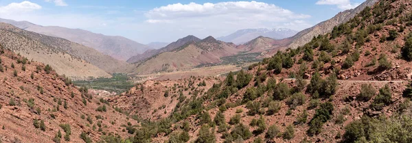 Scénická Horská Krajina Severu Tizi Test Pass Pohoří Atlas Maroko — Stock fotografie