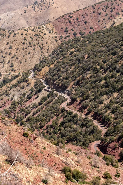 Живописный Горный Ландшафт Перевале Тизи Тест Горах Атласа Марокко — стоковое фото