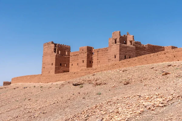 Красивый Средневековый Замок Таменугальте Долине Драа Марокко — стоковое фото
