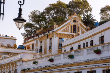Tanca, Kuzey Fas 'taki sömürge zamanlarından tipik bir İspanyol evi.