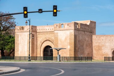 Bab Zaer, Rabat, Fas 'ın antik şehir duvarında.