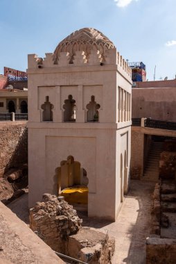Marakeş 'teki tarihi Koubba el-Baadiyn Almoravid Dönemi, Fas