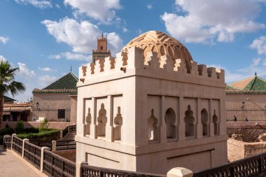 Marakeş 'teki tarihi Koubba el-Baadiyn Almoravid Dönemi, Fas