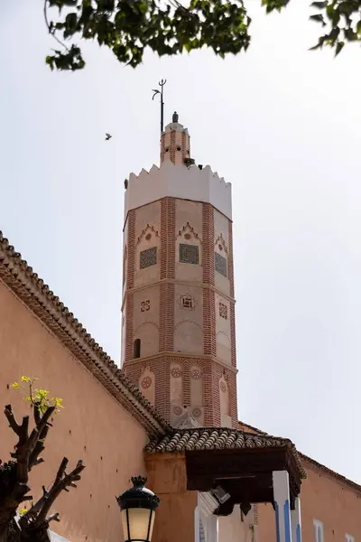 Minarete Gran Mezquita Medina Chefchaouen Marruecos — Foto de Stock