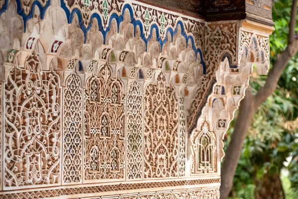 モロッコ マルラケック April 2023 モロッコのマラケシュのメディナにあるオールド オリエンタル バハイア宮殿 — ストック写真