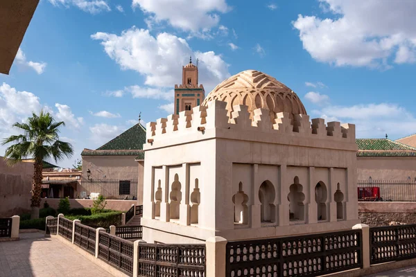 Marakeş 'teki tarihi Koubba el-Baadiyn Almoravid Dönemi, Fas