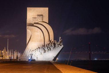 Portekiz 'in Keşifler Anıtı Padrao dos Descobrimentos, Lizbon, Portekiz