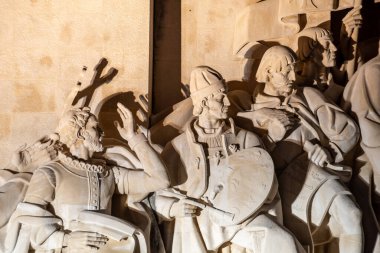 Portekiz 'in Keşifler Anıtı Padrao dos Descobrimentos, Lizbon, Portekiz
