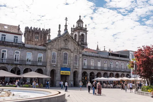 Braga, Portekiz - Mai 24, 2024 - Portekiz 'in Braga kentindeki Lapa Kilisesi