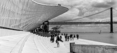 Lisboa, Portekiz - 3 Haziran 2024 - Lizbon, Portekiz 'deki MAAT müzesinin modern binası