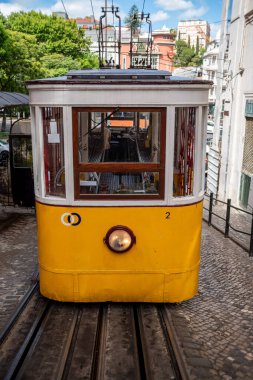 Lizbon, Portekiz - Mai 29, 2024 - Lizbon, Portekiz şehir merkezinde tarihi yükseliş