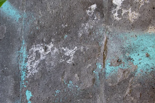 Parede Concreto Cinza Azul Velha Com Molde Bali Indonésia — Fotografia de Stock