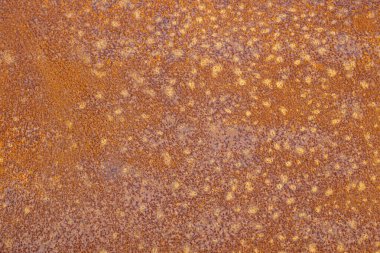 Oksitlenmiş ve paslanmış bakır metal kaplama arkaplan ve duvar kağıdı dokusunu kapat