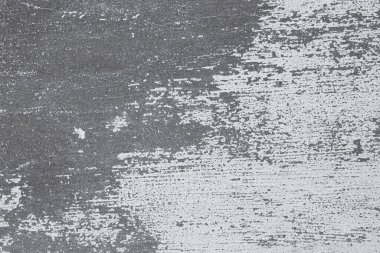 Texture of white and gray concrete wall with horizontal scratches