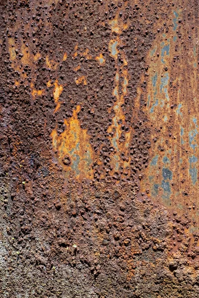 Roest Bedekte Gecorrodeerde Metalen Plaat Grunge Textuur — Stockfoto