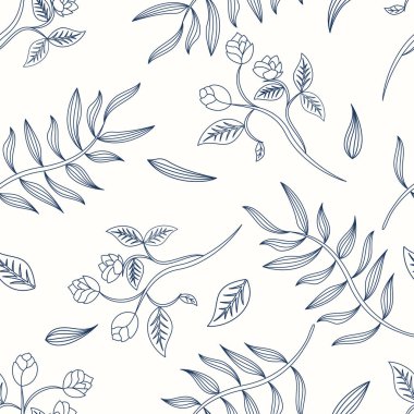 Anahat çiçek seamless modeli