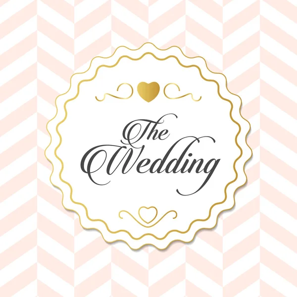 Wedding label, badges, frame design elements