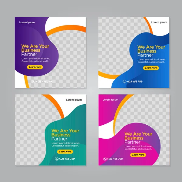 Corporate social media banner template