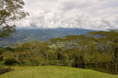 Mountains of the central cordillera, municipality of Belalcazar, Caldas, Colombia. Colombian coffee axis.