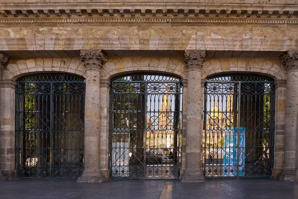 Guadalajara Jalisco México Abril 2023 Puertas Entrada Teatro Santos Degollado —  Fotos de Stock