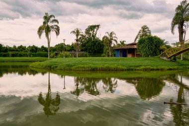 Huzur Yansımaları. Quindo 'da Tropik Cennet. Kolombiya kahve ekseni. Quindio 'da turistik alanlar.