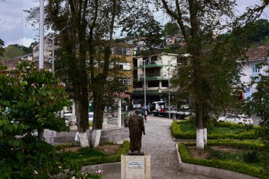 Neira, Caldas - November 5, 2024: Colors and Tradition in the Coffee Regions Central Park clipart