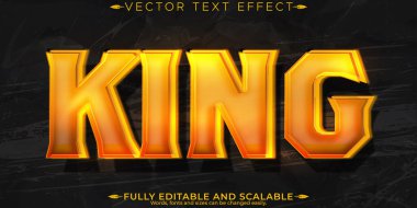 Krallık metin efekti, düzenlenebilir savaşçı ve kılıç tarzı