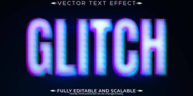 Arıza vhs metin efekti, düzenlenebilir dijital sinyal ve teknoloji t