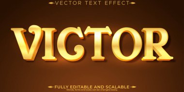 Altın Viktorya dönemi metin efekti, düzenlenebilir tarihi ve klasik