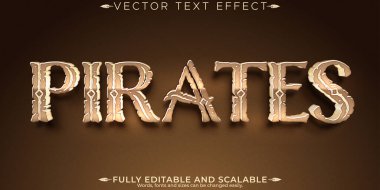Düzenlenebilir metin efekti, korsanlar eski metin biçimi