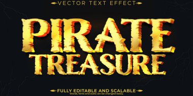 Korsanlar metin efekti, düzenlenebilir gemi ve macera metin biçimi