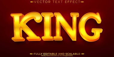 Altın hikaye metin efekti, düzenlenebilir sihir ve parlak metin tarzı