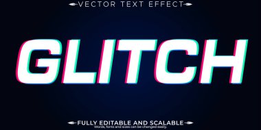 Arıza vhs metin efekti, düzenlenebilir hata ve hacker metin biçimi