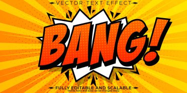 Çizgi roman metin efekti, düzenlenebilir çizgi film ve pop sanatının metin tarzı