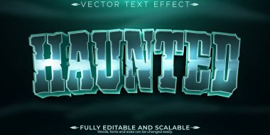 Lanetli düzenlenebilir metin efekti, ölü ve korkutucu metin biçimi