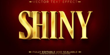 Altın renkli metin efekti, düzenlenebilir zengin lüks metin biçimi